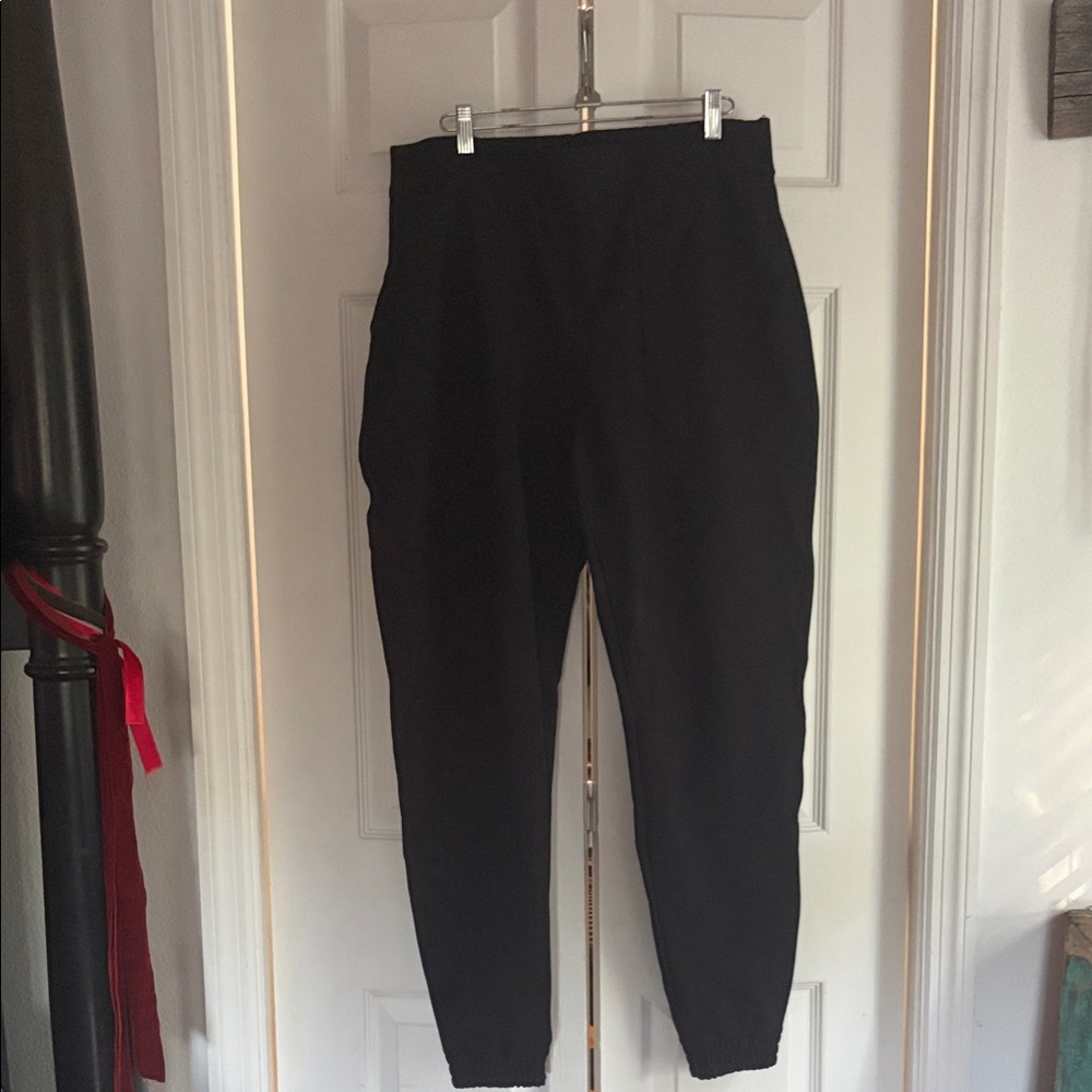 SPANX Black Track Pants